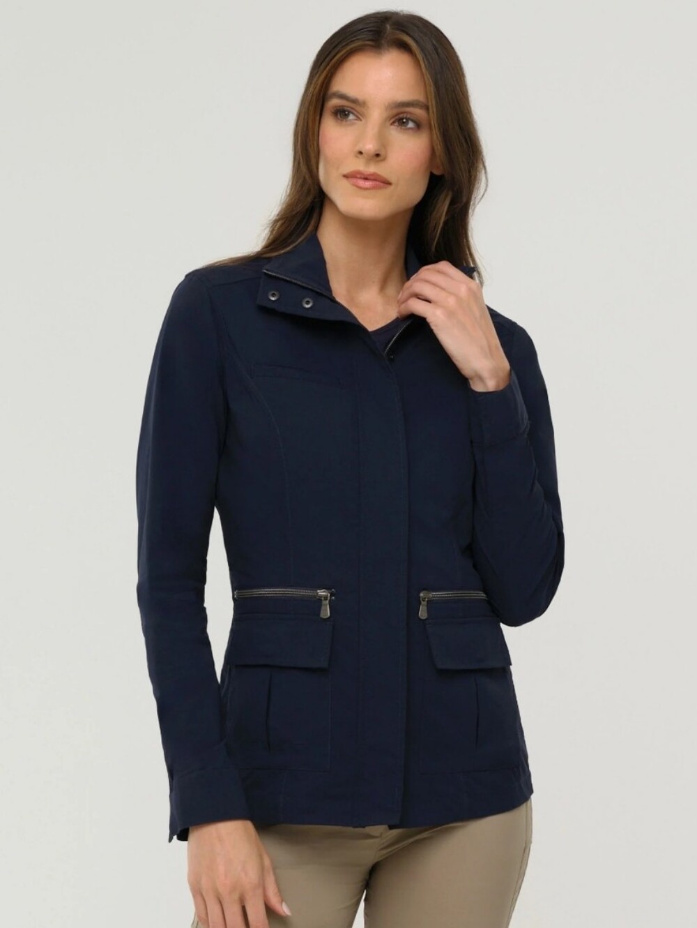 Anatomie Kenya Safari Jacket in blue Size XS